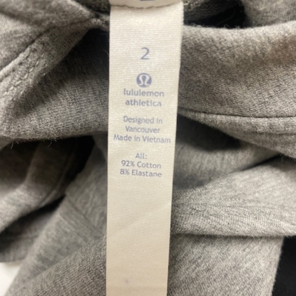 EUC Lululemon Cut Above Hoodie Expression Gray Side Slits - Picture 8 of 13